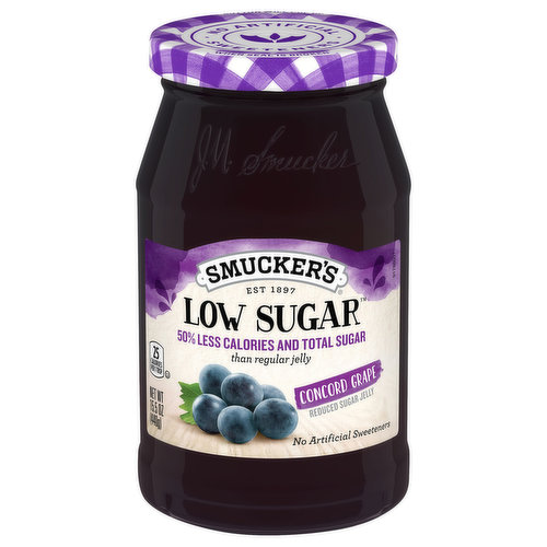 Smucker's Jelly, Low Sugar, Concord Grape