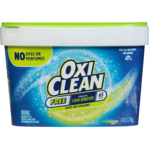 OxiClean Stain Remover, Versatile, Free