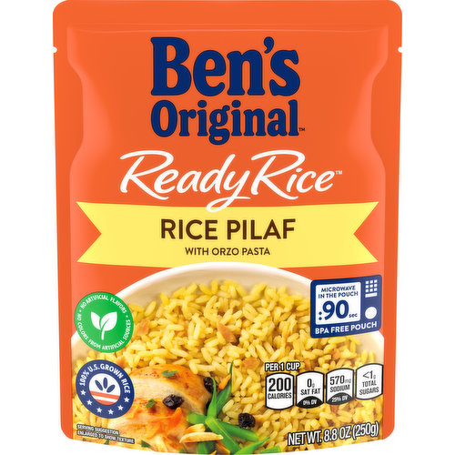 No colors from artificial sources. Discover Ben's Original: You know us as the brand behind the world's best rice. Now find out how we're making the world better, creating opportunities that offer everyone a seat at the table. Good to Know: Enjoy as part of a balanced weekly diet.
