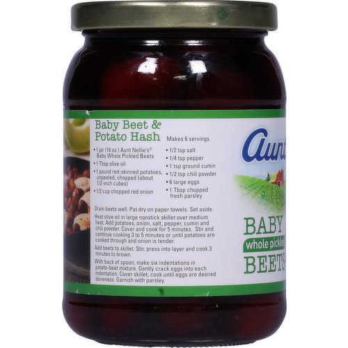 Aunt Nellie's Beets, Whole Pickled, Baby