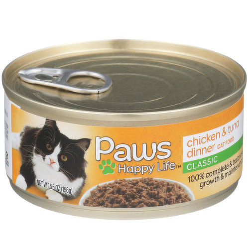 Paws Happy Life Chicken & Tuna Dinner Classic Cat Food