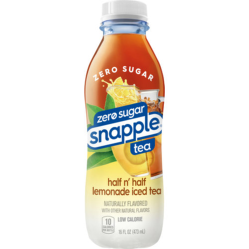 Snapple Iced Tea, Zero Sugar, Lemonade, Half n' Half