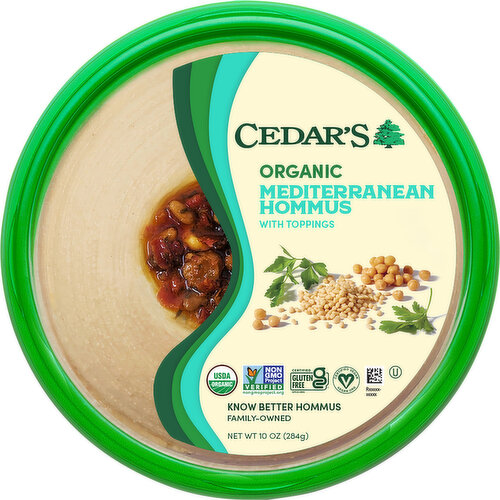 Cedar's Hommus, Organic, Mediterranean