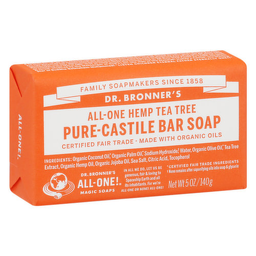 Dr. Bronner's Castile Bar Soap