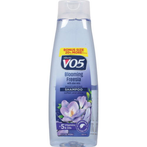 Alberto VO5 Shampoo, Moisturizing, Blooming Freesia