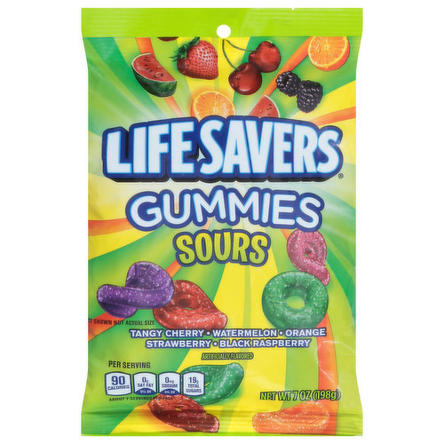 Life Savers Gummies, Sours, Assorted