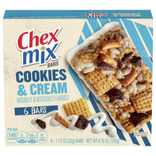 Chex Mix Bars, Cookies & Cream