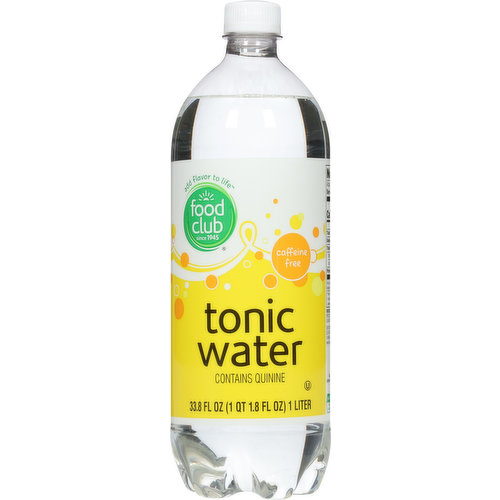 Food Club Tonic Water, Caffeine Free
