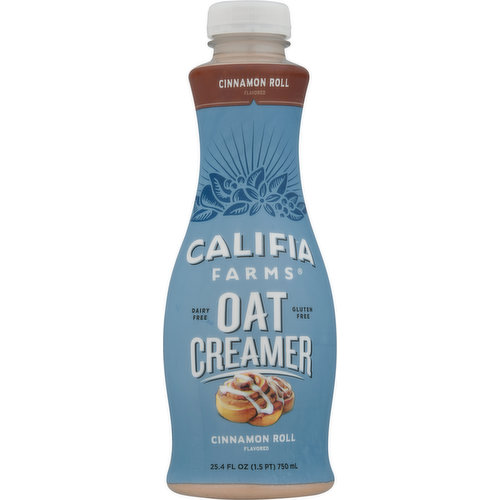 Califia Farms Oat Creamer, Cinnamon Roll Flavored