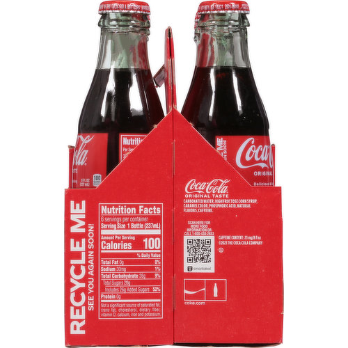 Coca-Cola Soda, Original Taste, Mini - King Kullen