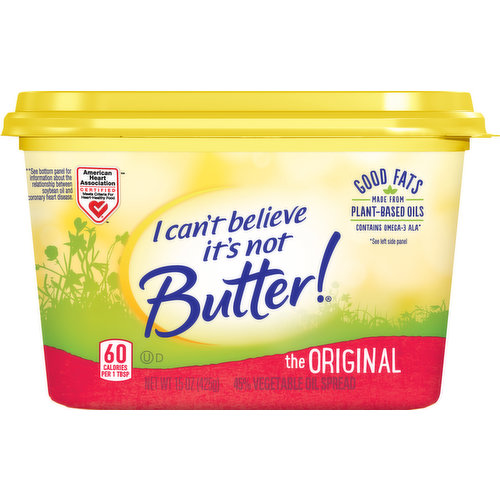 I Can't Believe It's Not Butter! Vegetable Oil Spread, the Original