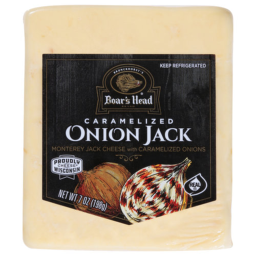 Boar's Head Cheese, Onion Jack, Caramelized