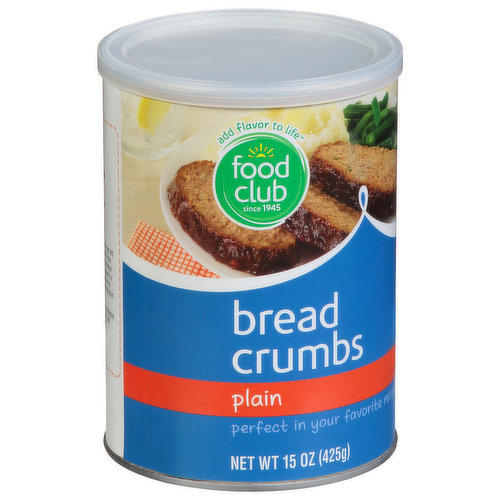 Food Club Bread Crumbs, Plain