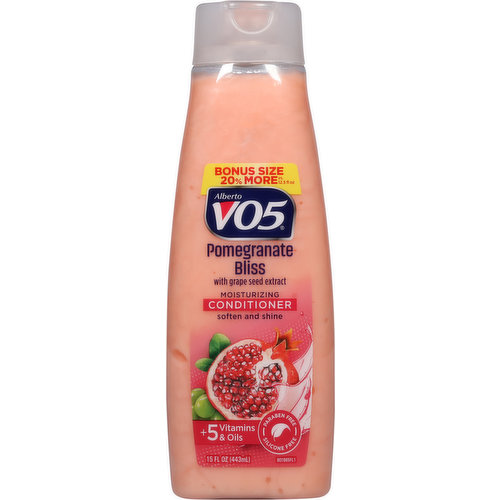 Alberto VO5 Conditioner, Moisturizing, Pomegranate Bliss, Bonus Size