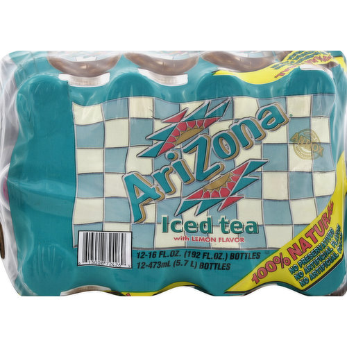 Arizona Iced Tea with Lemon Flavor, 11.5 Fl. Oz., 12 Count 