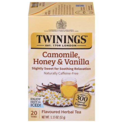 Twinings Flavoured Herbal Tea, Camomile, Honey & Vanilla