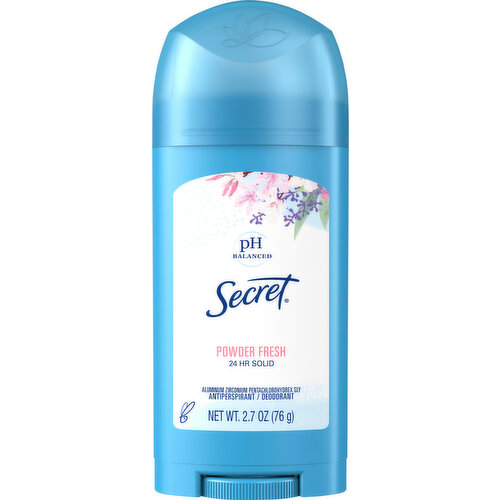 Secret Antiperspirant/Deodorant, Powder Fresh, pH Balanced