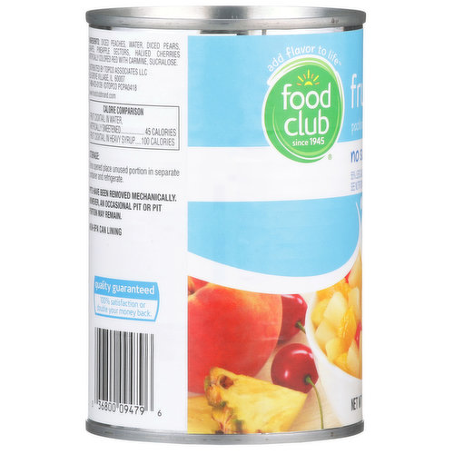 Food Club Fruit Cocktail Packed In Water