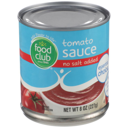 Tomato Sauce - No Salt Added