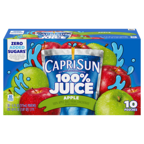 Capri Sun 100% Juice, Apple