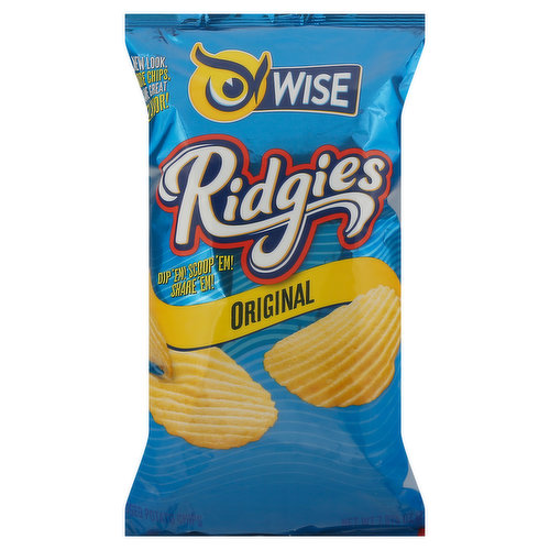 Ridgies Ridged Potato Chips, Original