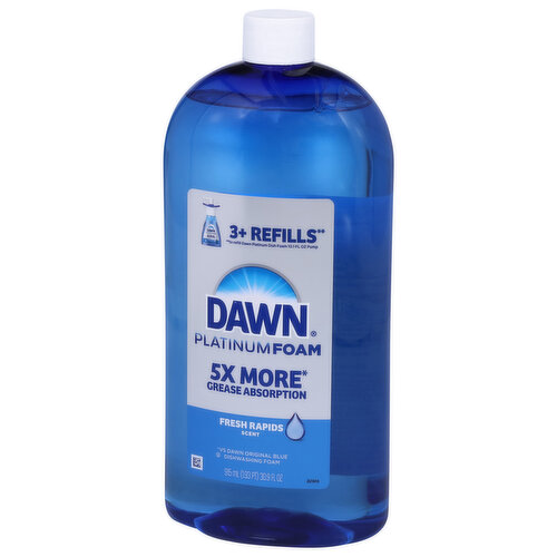 Dawn Dishwashing Foam, Fresh Rapids