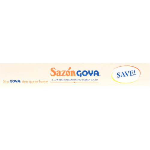 Save on Goya Seasoning Sazon Coriander & Annotto Low Sodium Seasoning - 20  ct Order Online Delivery