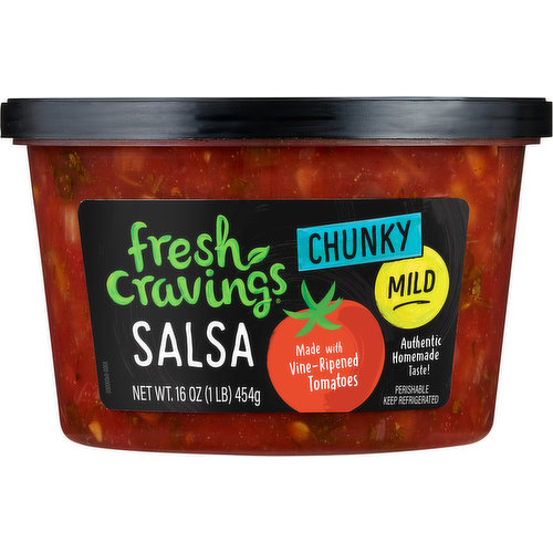 Fresh Cravings Salsa, Chunky, Mild