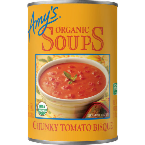 Amy's Soups, Organic, Chunky Tomato Bisque