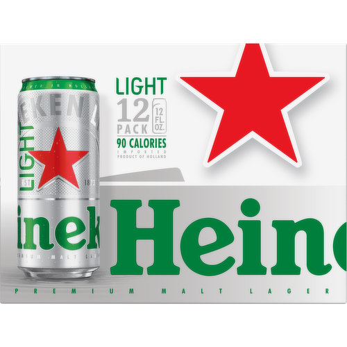 Heineken Beer, Light, 12 Pack