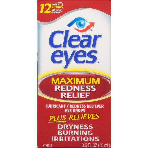 Clear Eyes Eye Drops, Maximum, Redness Relief