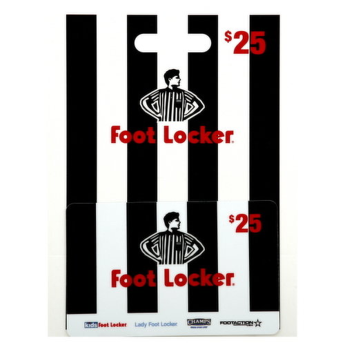 Foot Locker Gift Card, $25