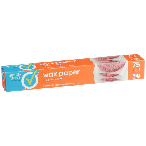 Simply Done Wax Paper Roll