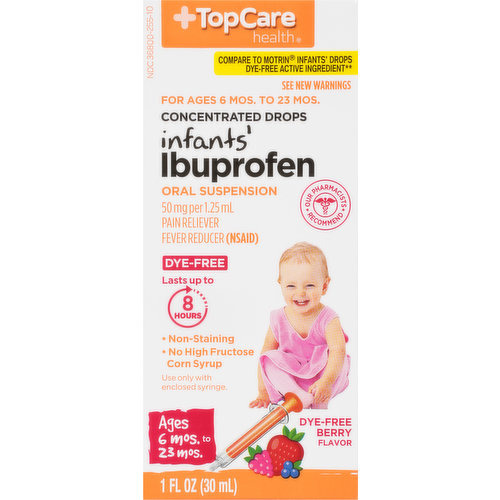 TopCare Ibuprofen, Infants', 50 mg, Berry Flavor
