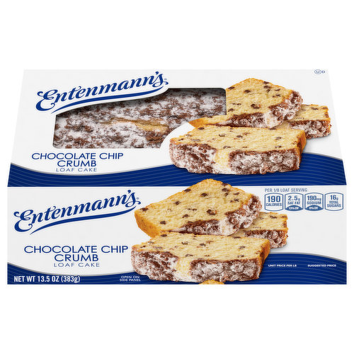 Entenmann's Loaf Cake, Chocolate Chip Crumb