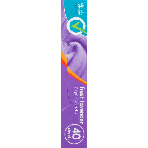 Simply Done Dryer Sheets, Fresh Lavender