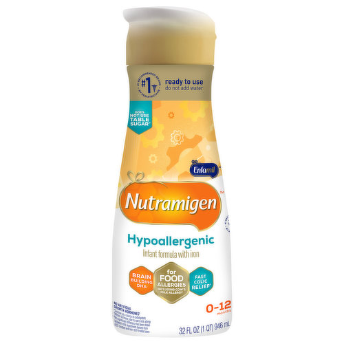 Enfamil Infant Formula with Iron, Hypoallergenic, 0-12 Months