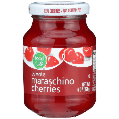 Food Club Whole Maraschino Cherries