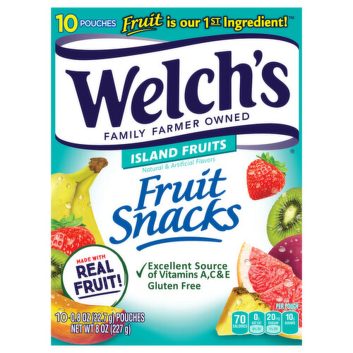 Welch's Fruit Snacks, Island Fruits