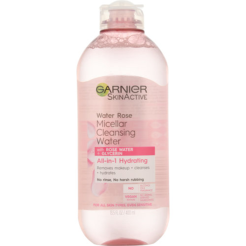 Garnier Micellar Cleansing Water, Water Rose