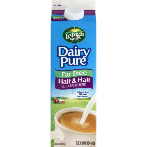 Dairy Pure Half & Half, Fat Free