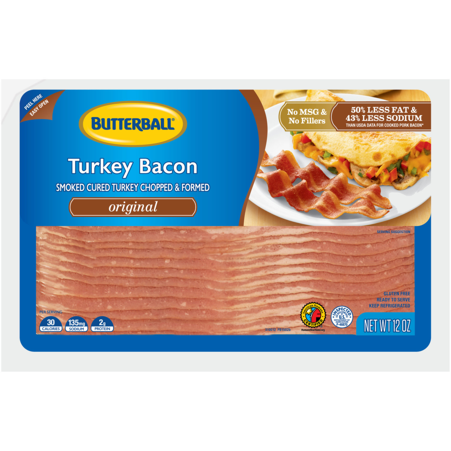 Butterball Original Turkey Bacon - King Kullen