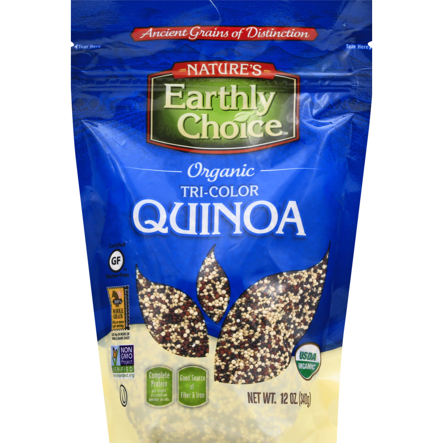 Nature's Earthly Choice Quinoa, Organic, Tri-Color