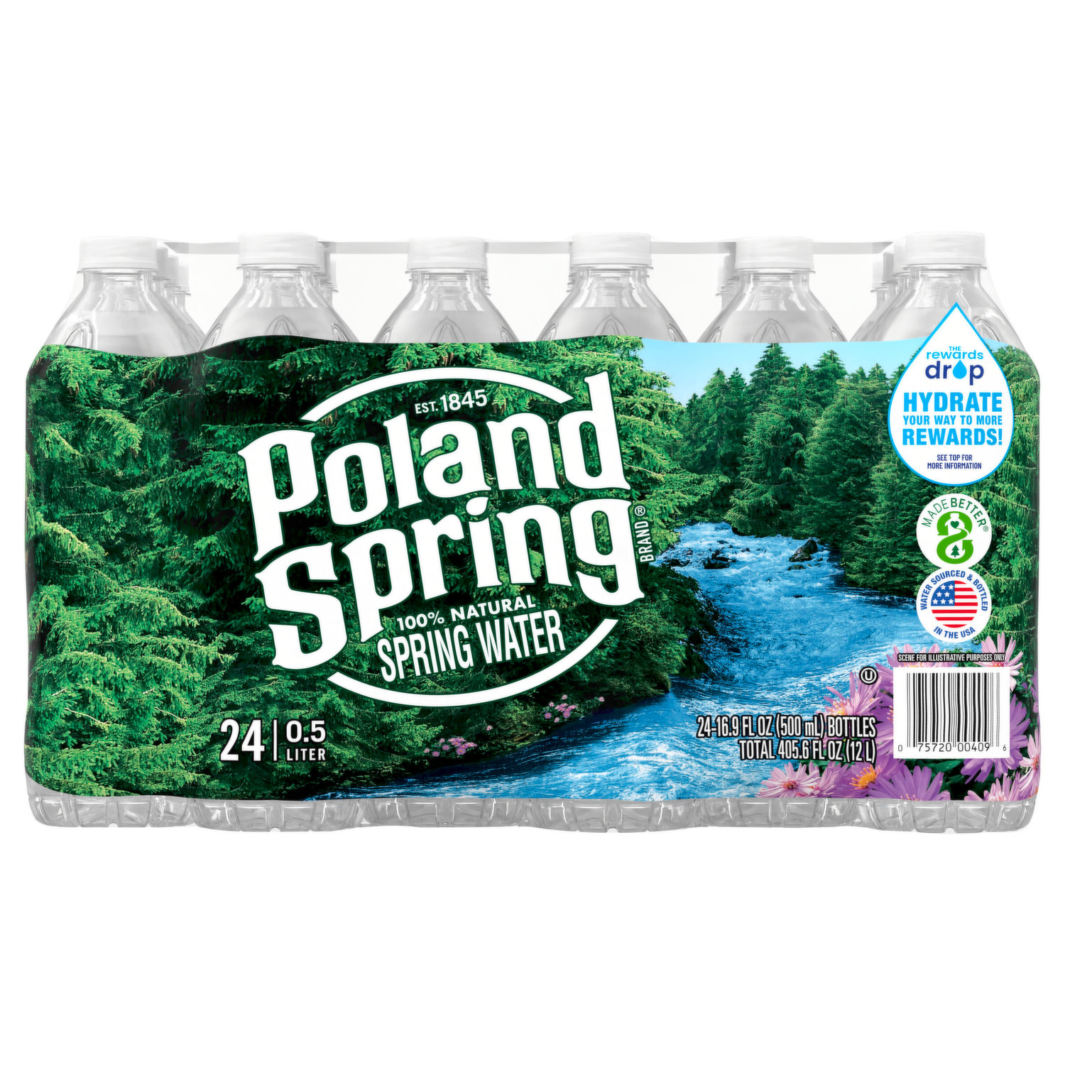 Saratoga - Still - Spring Water - 12 oz (24 Glass Bottles)