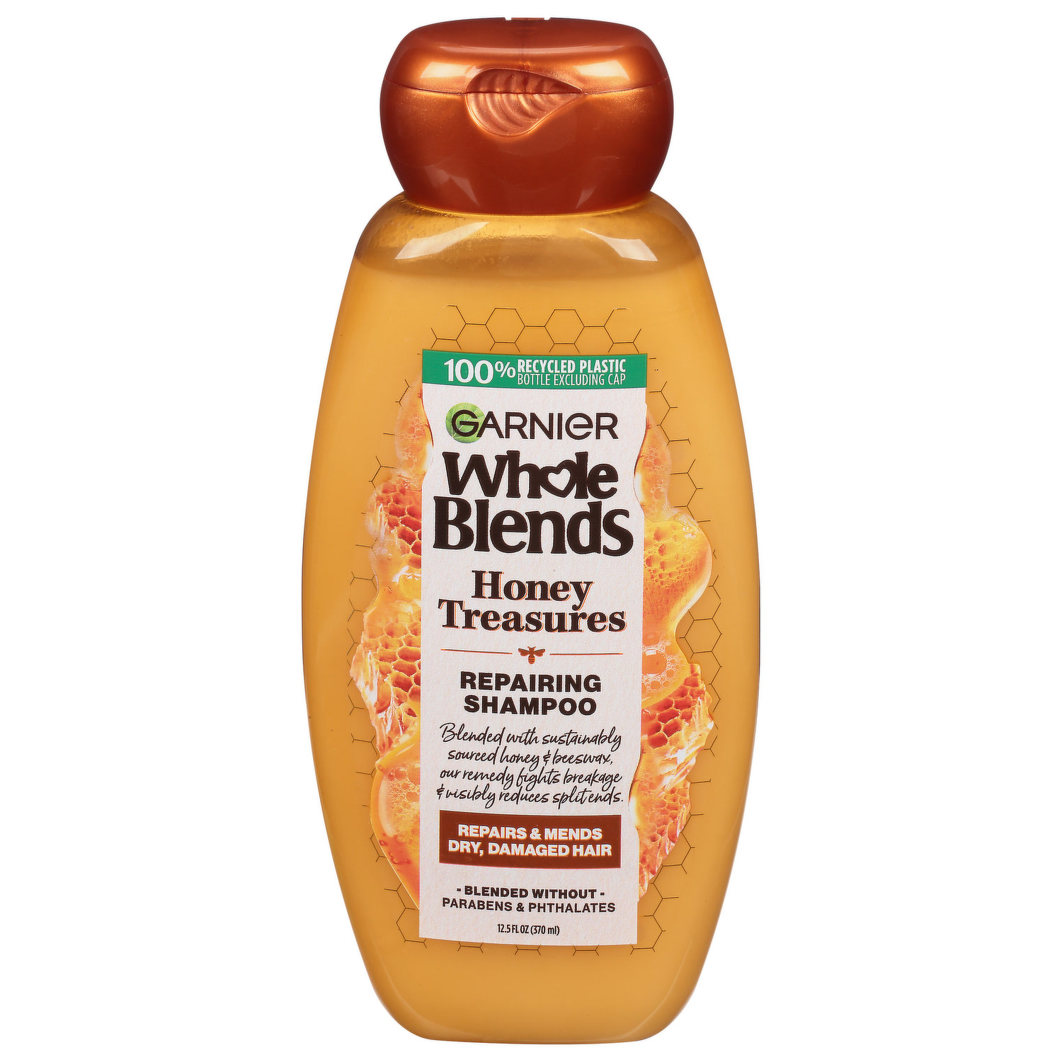 Garnier Honey Treasures Shampooing Avec de la gelée royale, du miel et de  l'extrait de propolis, sans parabène, 1180 mL Shampoo, 1180 mL 