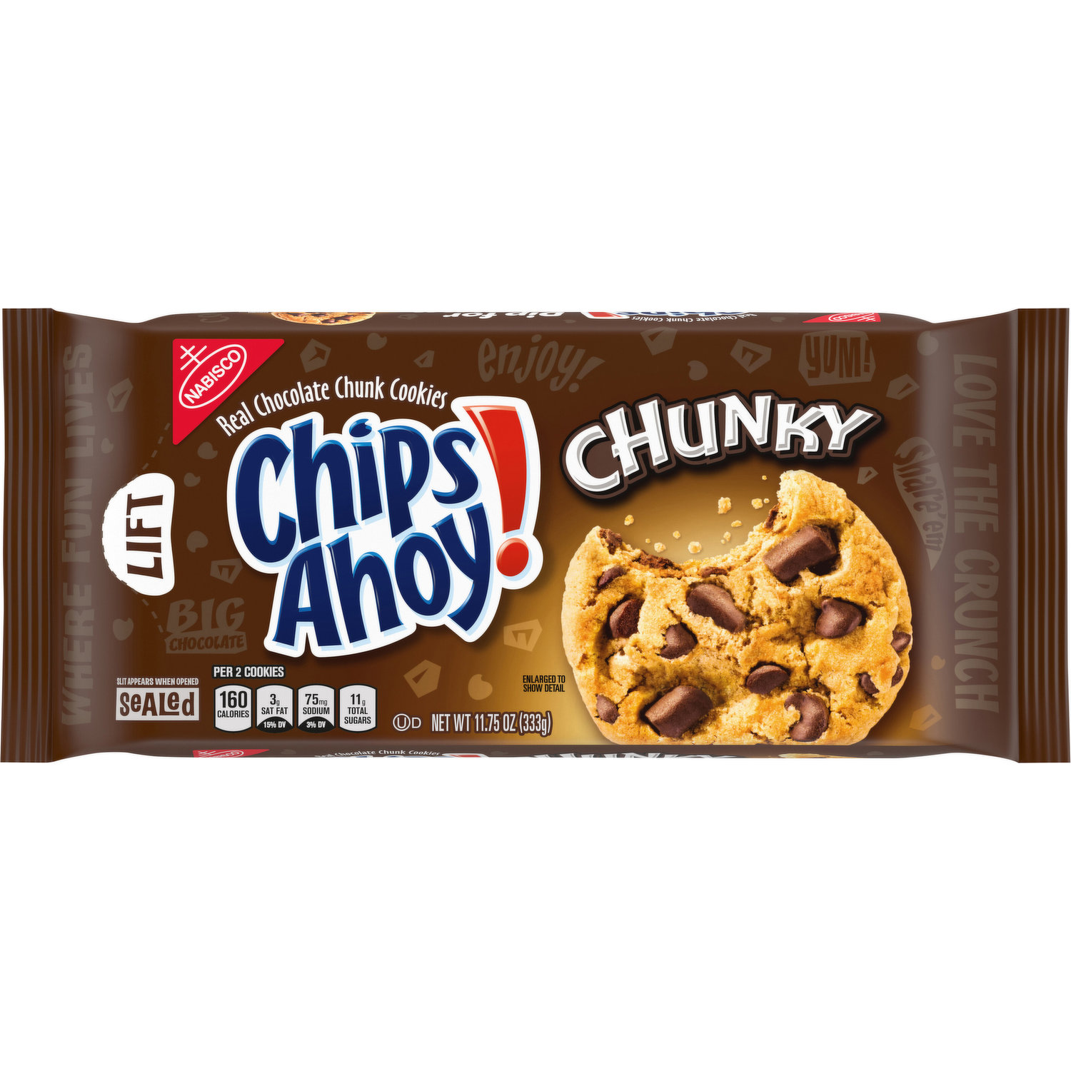 Chips Ahoy! Chewy and Hershey Filled Chocolate Chip Cookies Variety Pack  (28 Ct)