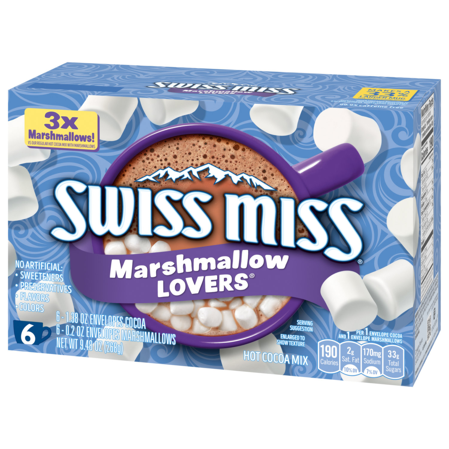 Swiss Miss Hot Cocoa Mix, Marshmallow Lovers, 6 Pack - King Kullen