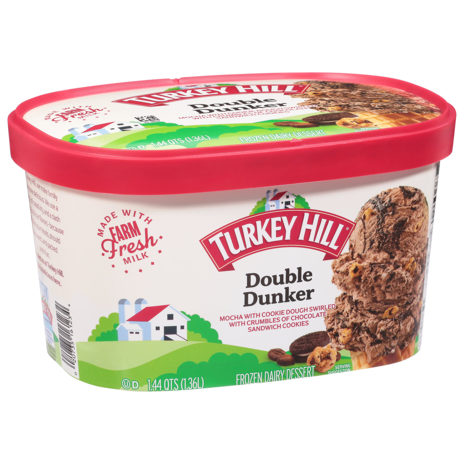 Turkey Hill Frozen Dairy Dessert, Double Dunker - King Kullen