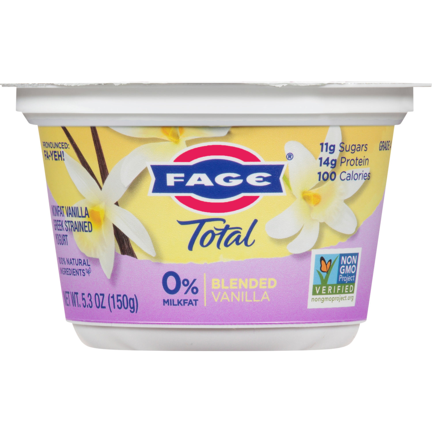 FAGE FRUYO VANILLA YOGURT 0% 170G