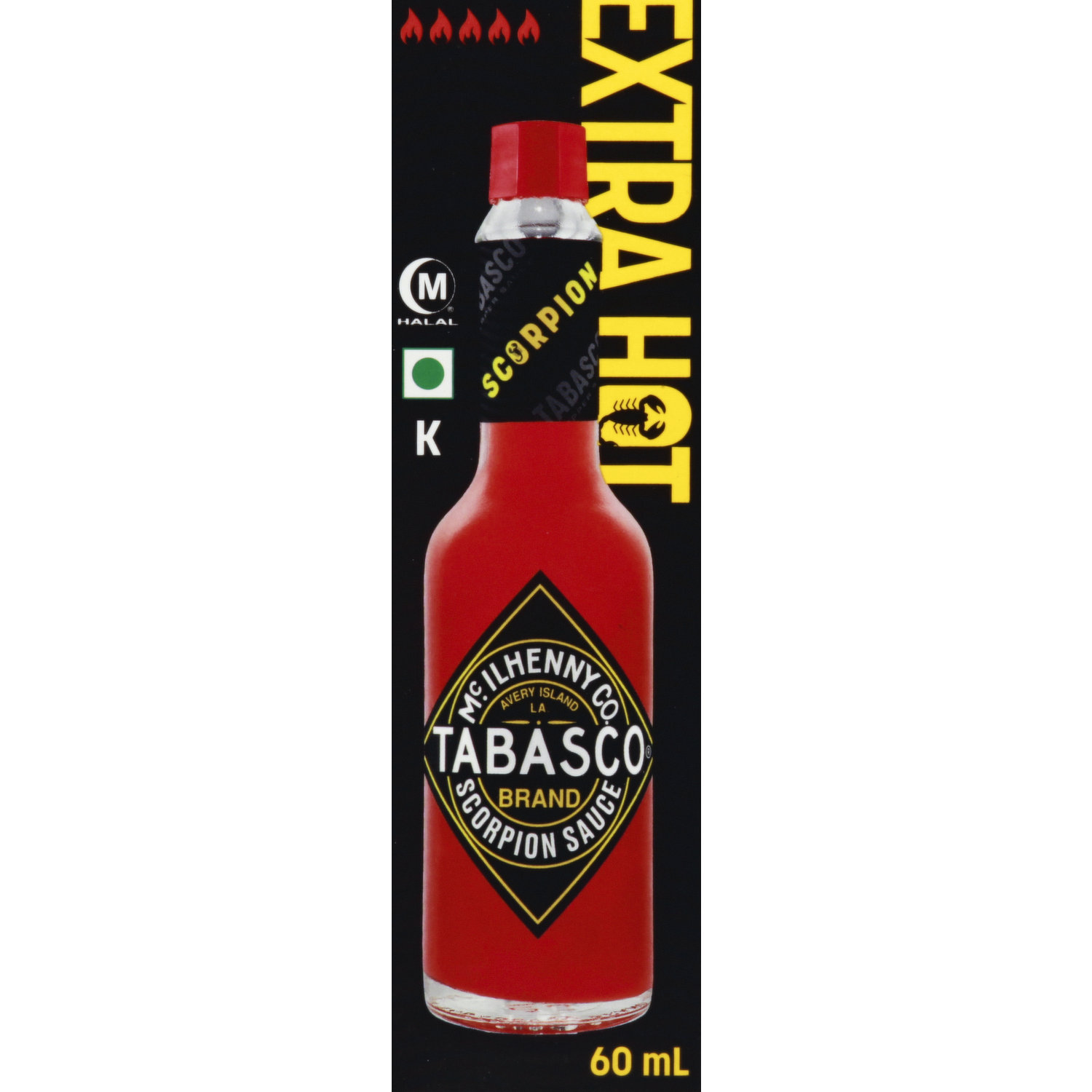 Buy Tabasco Scorpion Sauce Hot Chilli 60ml Pack 2 Online